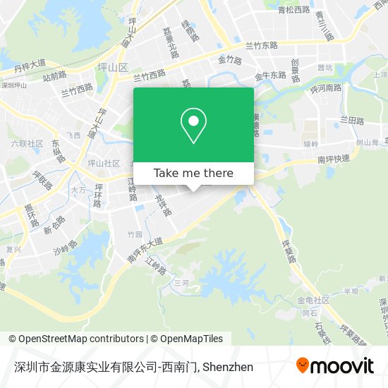 深圳市金源康实业有限公司-西南门 map