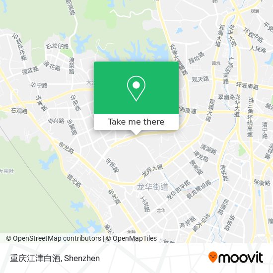 重庆江津白酒 map