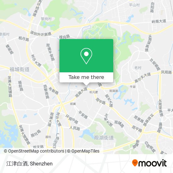 江津白酒 map