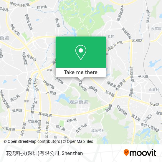 花兜科技(深圳)有限公司 map