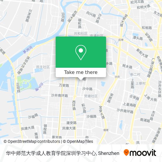 华中师范大学成人教育学院深圳学习中心 map