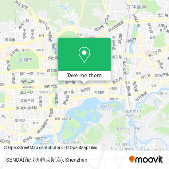 SENDA(茂业奥特莱斯店) map