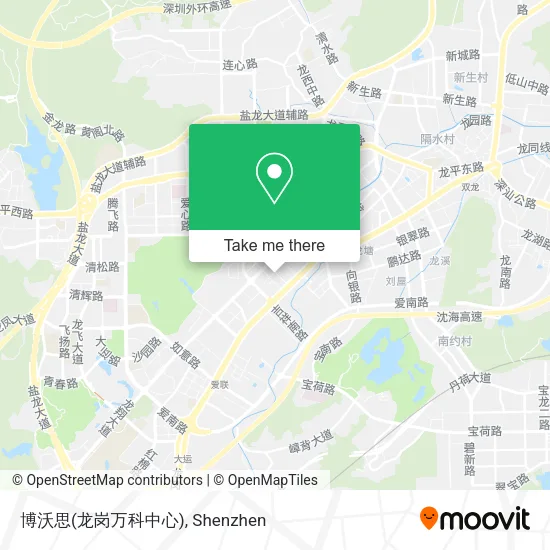 博沃思(龙岗万科中心) map