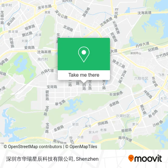 深圳市华瑞星辰科技有限公司 map