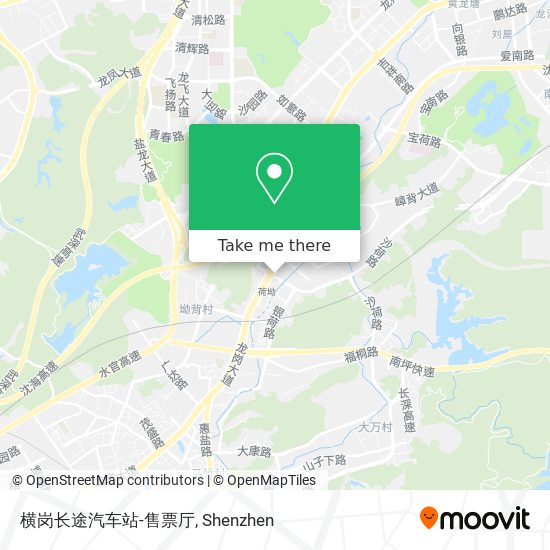 横岗长途汽车站-售票厅 map
