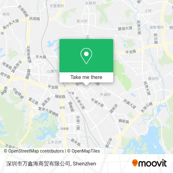 深圳市万鑫海商贸有限公司 map