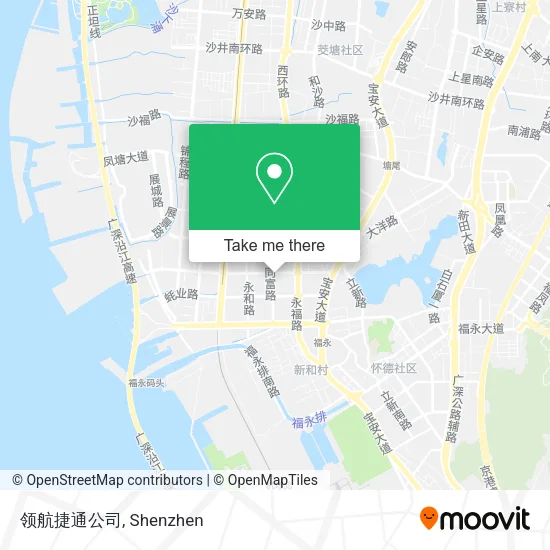 领航捷通公司 map