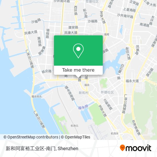 新和同富裕工业区-南门 map