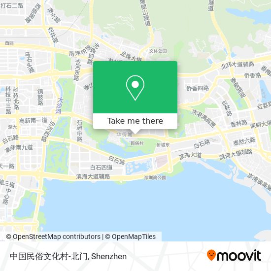 中国民俗文化村-北门 map