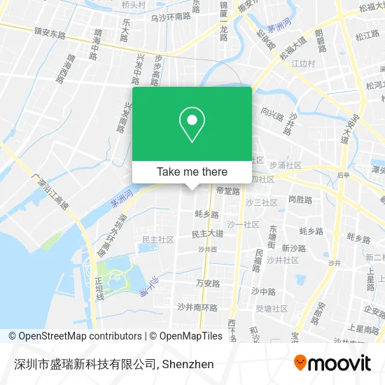 深圳市盛瑞新科技有限公司 map