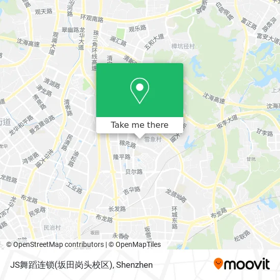 JS舞蹈连锁(坂田岗头校区) map