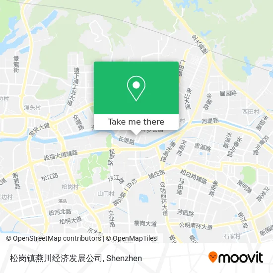 松岗镇燕川经济发展公司 map