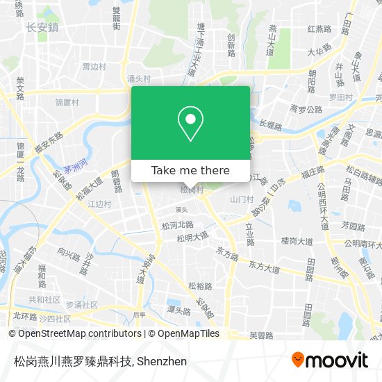 松岗燕川燕罗臻鼎科技 map
