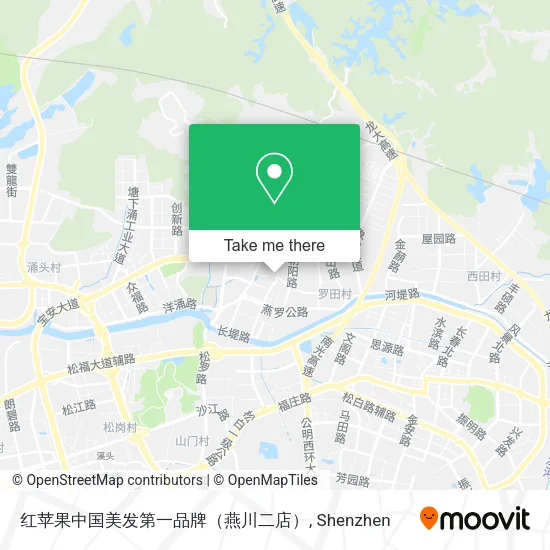 红苹果中国美发第一品牌（燕川二店） map