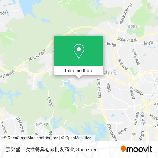 嘉兴盛一次性餐具仓储批发商业 map