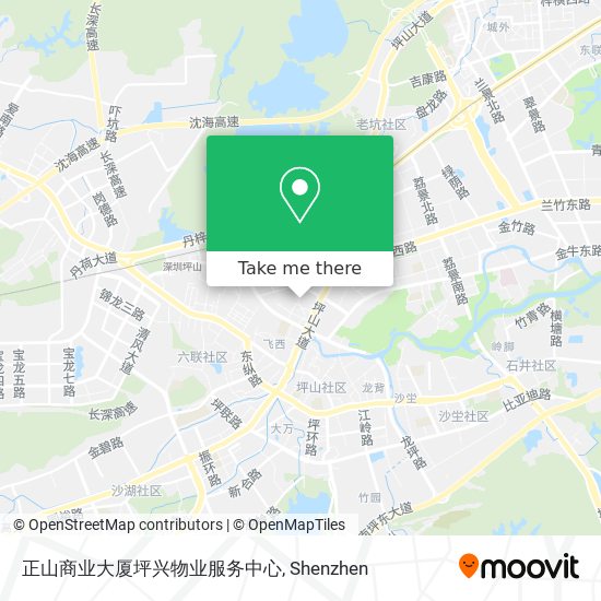 正山商业大厦坪兴物业服务中心 map