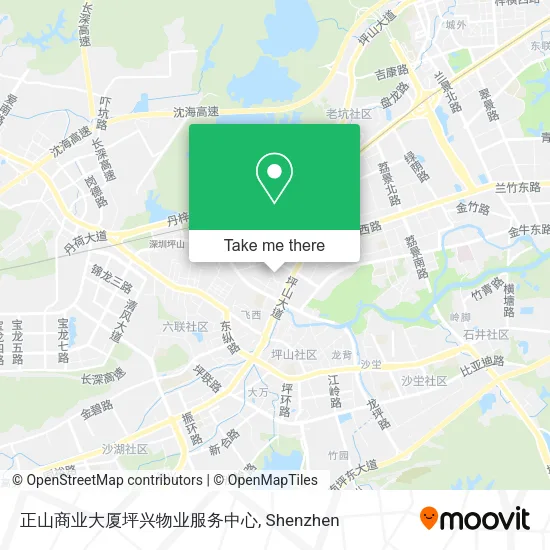 正山商业大厦坪兴物业服务中心 map