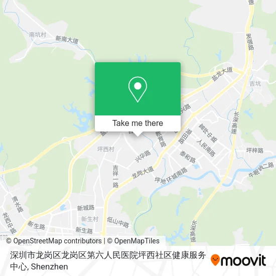 深圳市龙岗区龙岗区第六人民医院坪西社区健康服务中心 map
