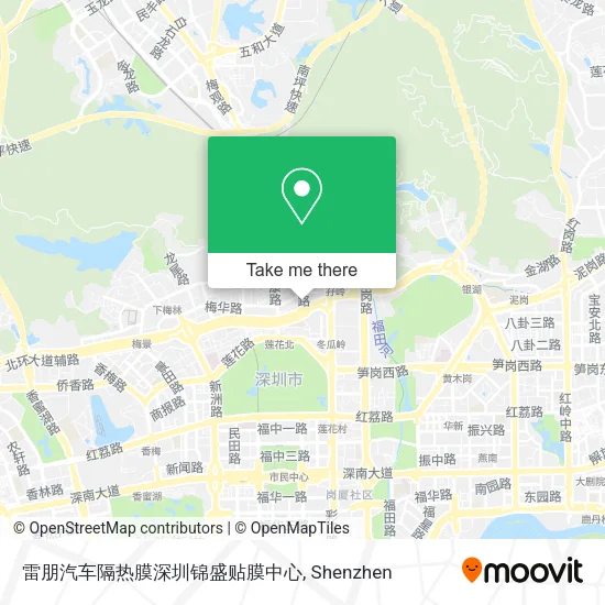 雷朋汽车隔热膜深圳锦盛贴膜中心 map