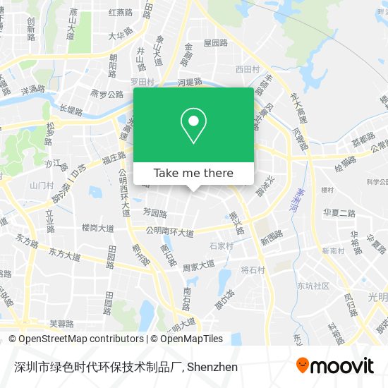 深圳市绿色时代环保技术制品厂 map