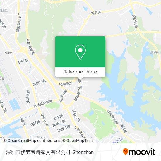 深圳市伊莱帝诗家具有限公司 map