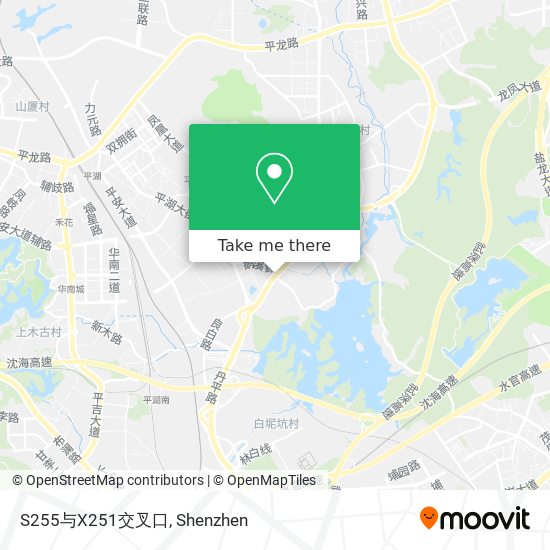 S255与X251交叉口 map