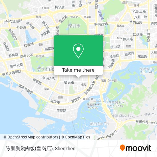 陈鹏鹏鹅肉饭(皇岗店) map