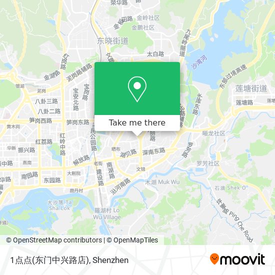 1点点(东门中兴路店) map