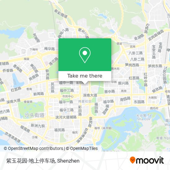 紫玉花园-地上停车场 map