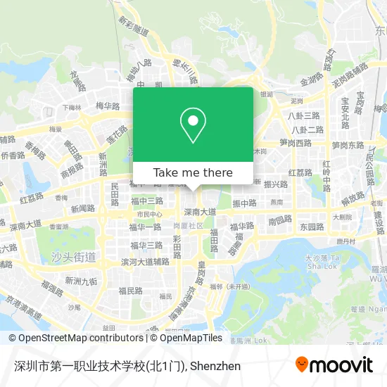 深圳市第一职业技术学校(北1门) map