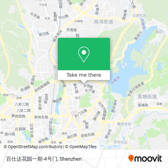 百仕达花园一期-4号门 map