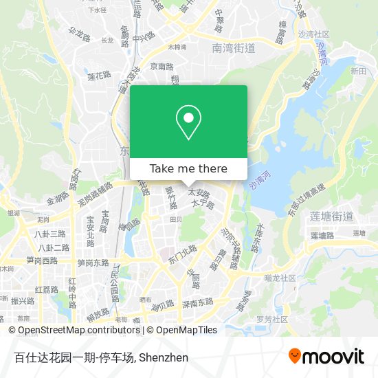 百仕达花园一期-停车场 map