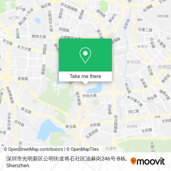 深圳市光明新区公明街道将石社区油麻岗246号-B栋 map