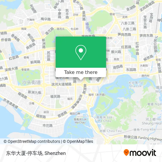 东华大厦-停车场 map