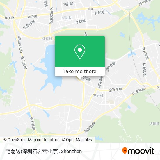 宅急送(深圳石岩营业厅) map