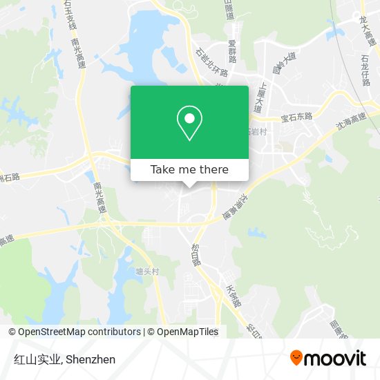 红山实业 map