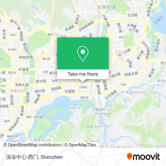 深业中心-西门 map