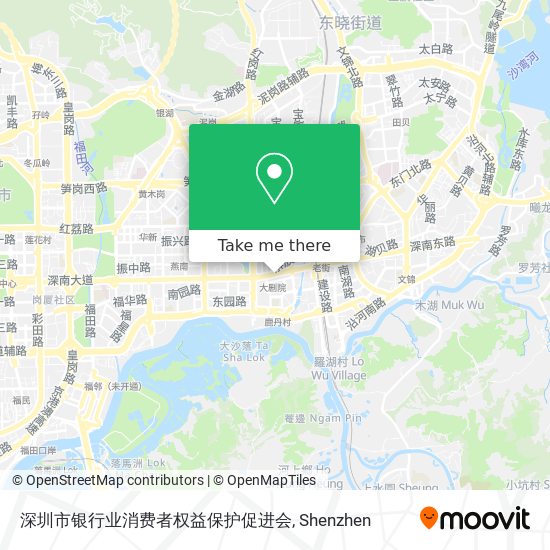 深圳市银行业消费者权益保护促进会 map