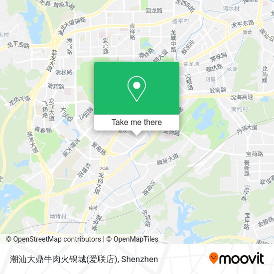 潮汕大鼎牛肉火锅城(爱联店) map