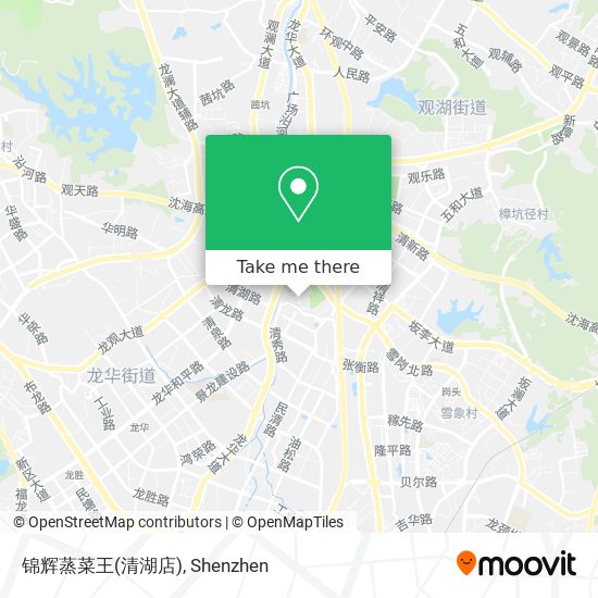 锦辉蒸菜王(清湖店) map
