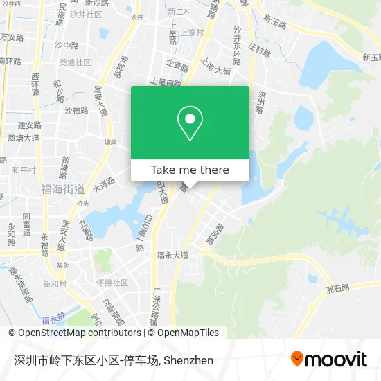 深圳市岭下东区小区-停车场 map