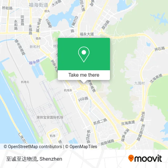 至诚至达物流 map