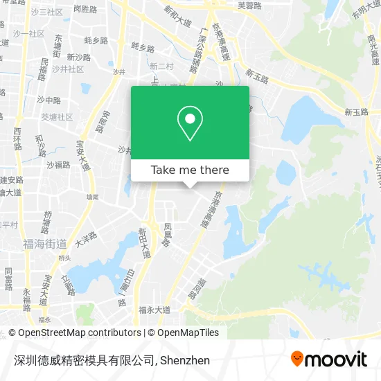 深圳德威精密模具有限公司 map