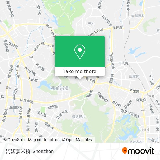 河源蒸米粉 map