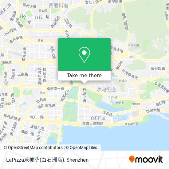 LaPizza乐披萨(白石洲店) map