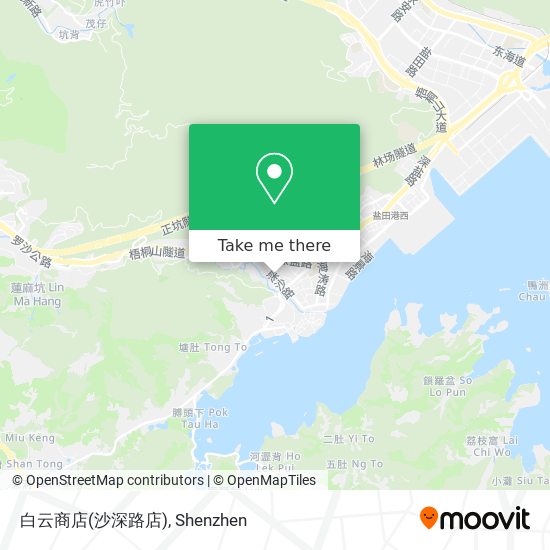 白云商店(沙深路店) map