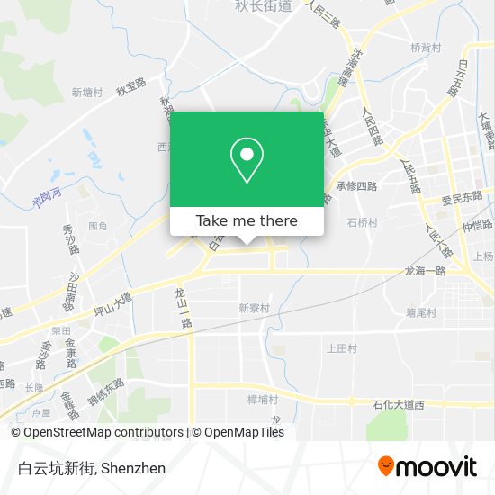 白云坑新街 map