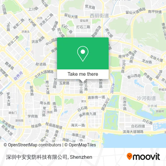 深圳中安安防科技有限公司 map