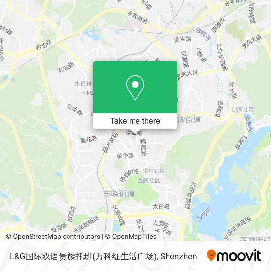 L&G国际双语贵族托班(万科红生活广场) map