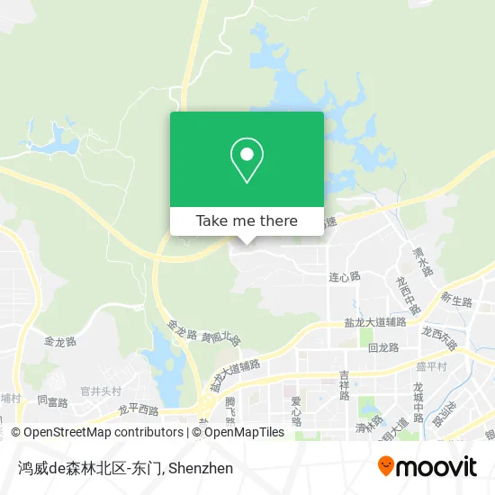 鸿威de森林北区-东门 map